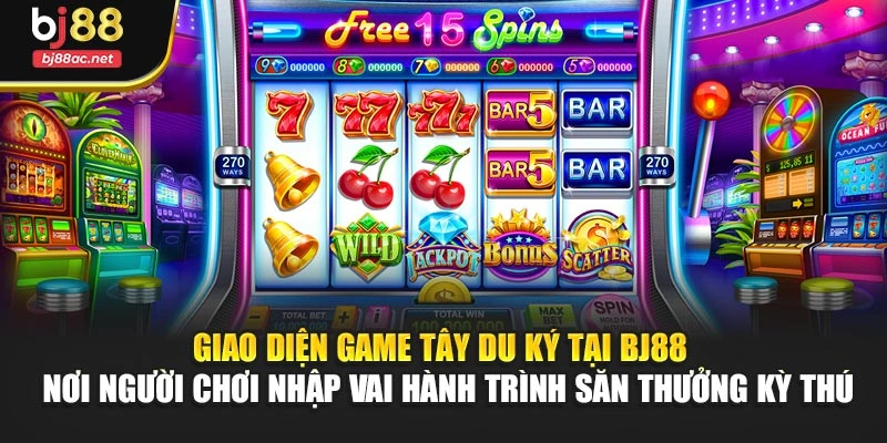 Giao diện game nổ hũ BJ88 rực rỡ sắc màu, lôi cuốn người chơi từ lần quay đầu tiên